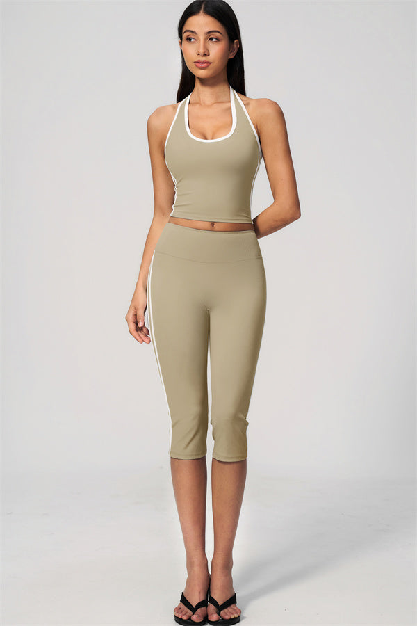 The Onyx Tank Top Capri Leggings 2-Piece Set