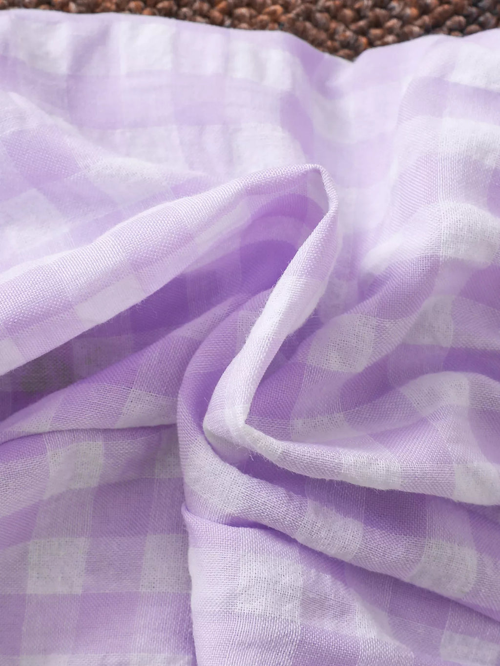 Children's Little Pumpkin Gingham Ruffle Hem Jumpsuit