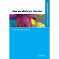 How Vocabulary is learned - Paperback