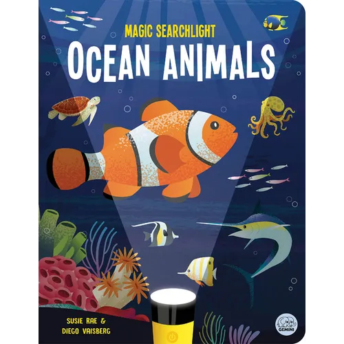 Magic Searchlight - Ocean Animals - Hardcover
