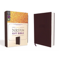 Nrsvue, Gift Bible, Leathersoft, Burgundy, Comfort Print - Imitation Leather