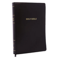 KJV, Reference Bible, Super Giant Print, Leather-Look, Black, Indexed, Red Letter Edition - Imitation Leather