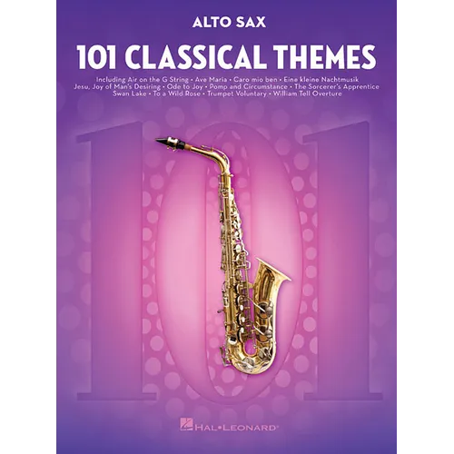 101 Classical Themes for Alto Sax - Paperback