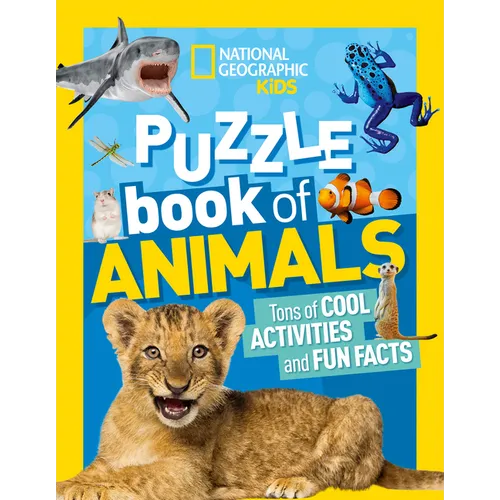 National Geographic Kids Puzzle Book: Animals - Paperback