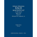 Magnificat in D major, BWV 243: Study score - Paperback