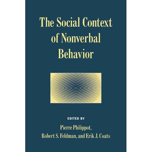 The Social Context of Nonverbal Behavior - Paperback