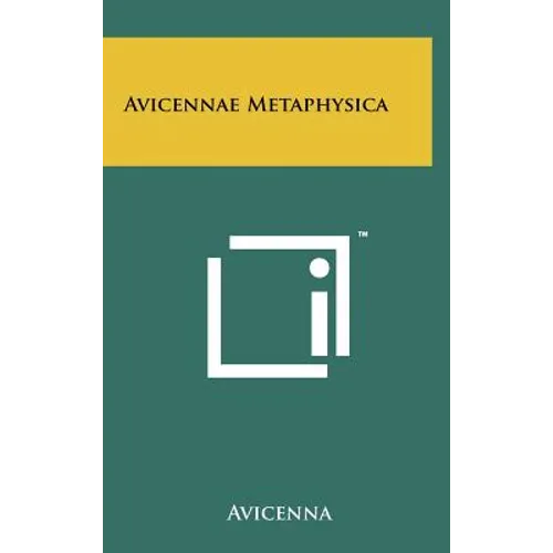 Avicennae Metaphysica - Hardcover
