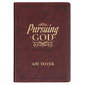 Pursuing God Devotional Large Print - Leather