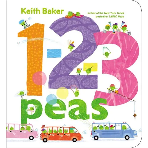 1-2-3 Peas - Board Book