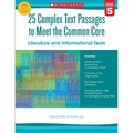 25 Complex Text Passages to Meet the Common Core: Literature and Informational Texts: Gr. 5 - Paperback