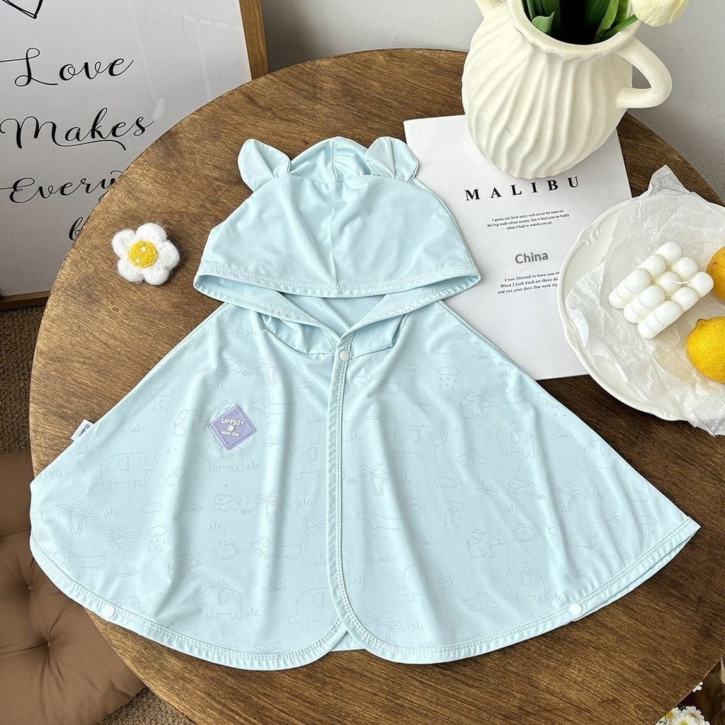 Color-changing UV-protection Cape Baby Sun-protective Garment