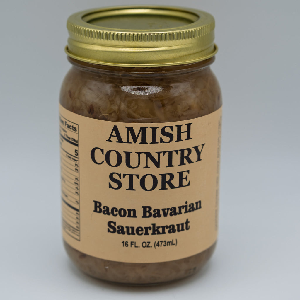 Bacon Bavarian Sauerkraut | Savory Country-Style Kraut | 16 oz