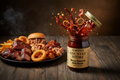 Bacon Bourbon BBQ Sauce | Smokehouse-Style Barbecue Glaze | 16 oz