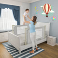 Bed Rail Guard for Toddlers Kid with Adjustable Height and Safety Lock