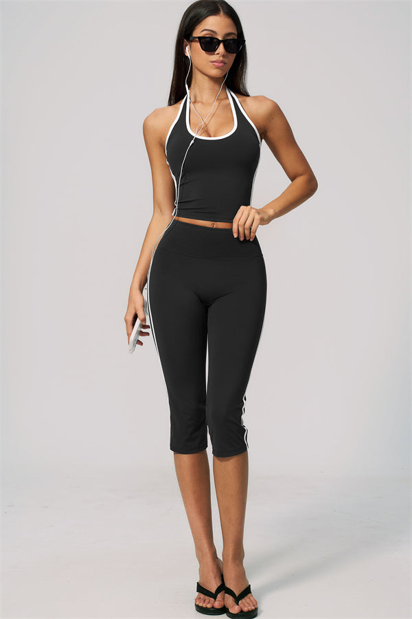The Onyx Tank Top Capri Leggings 2-Piece Set