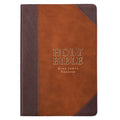KJV LP Lux-Leather Brown Portfolio Design - Imitation Leather