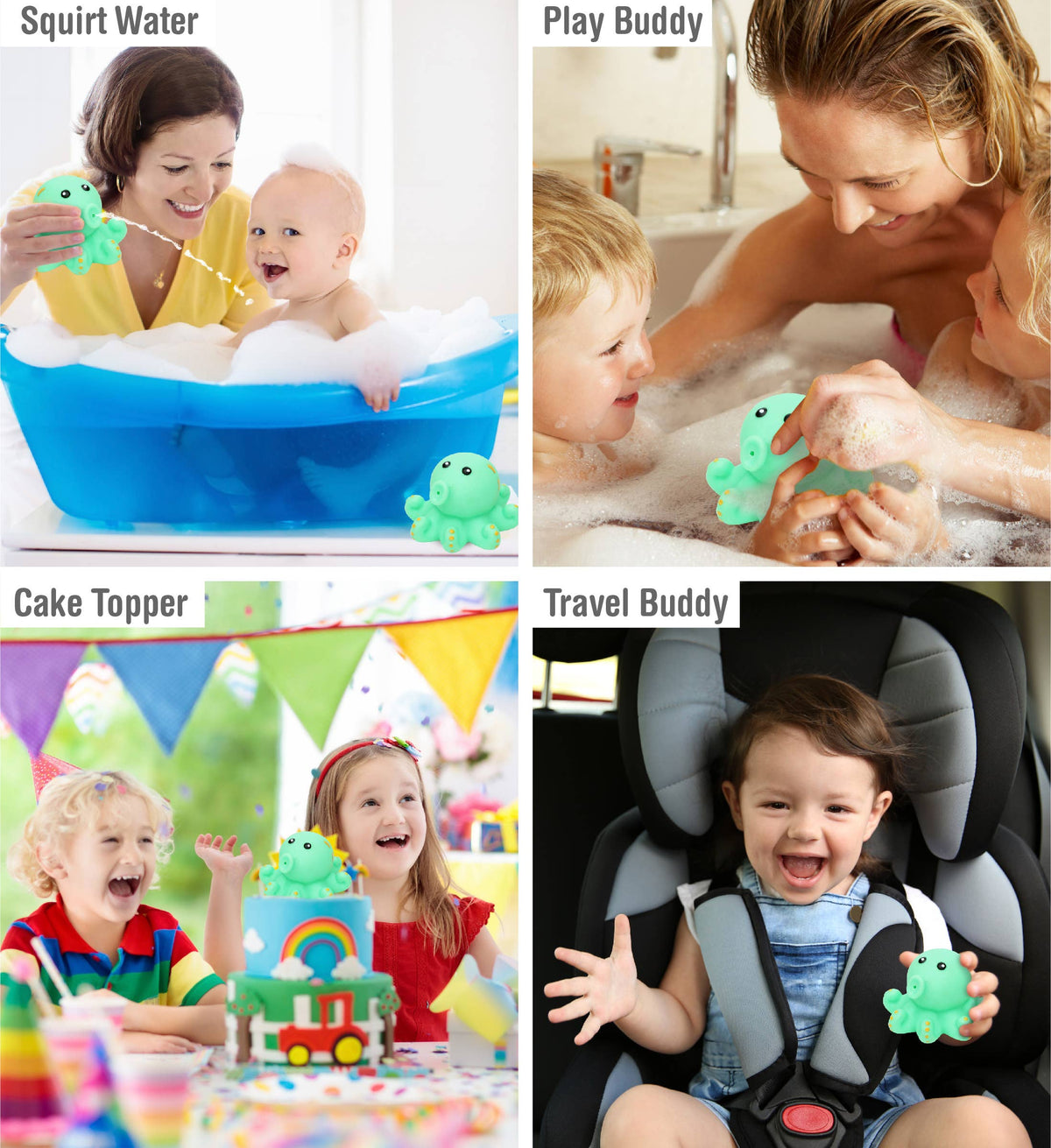 Kids Octopus Bath Toy – Floating Squirter Ocean Play Toy