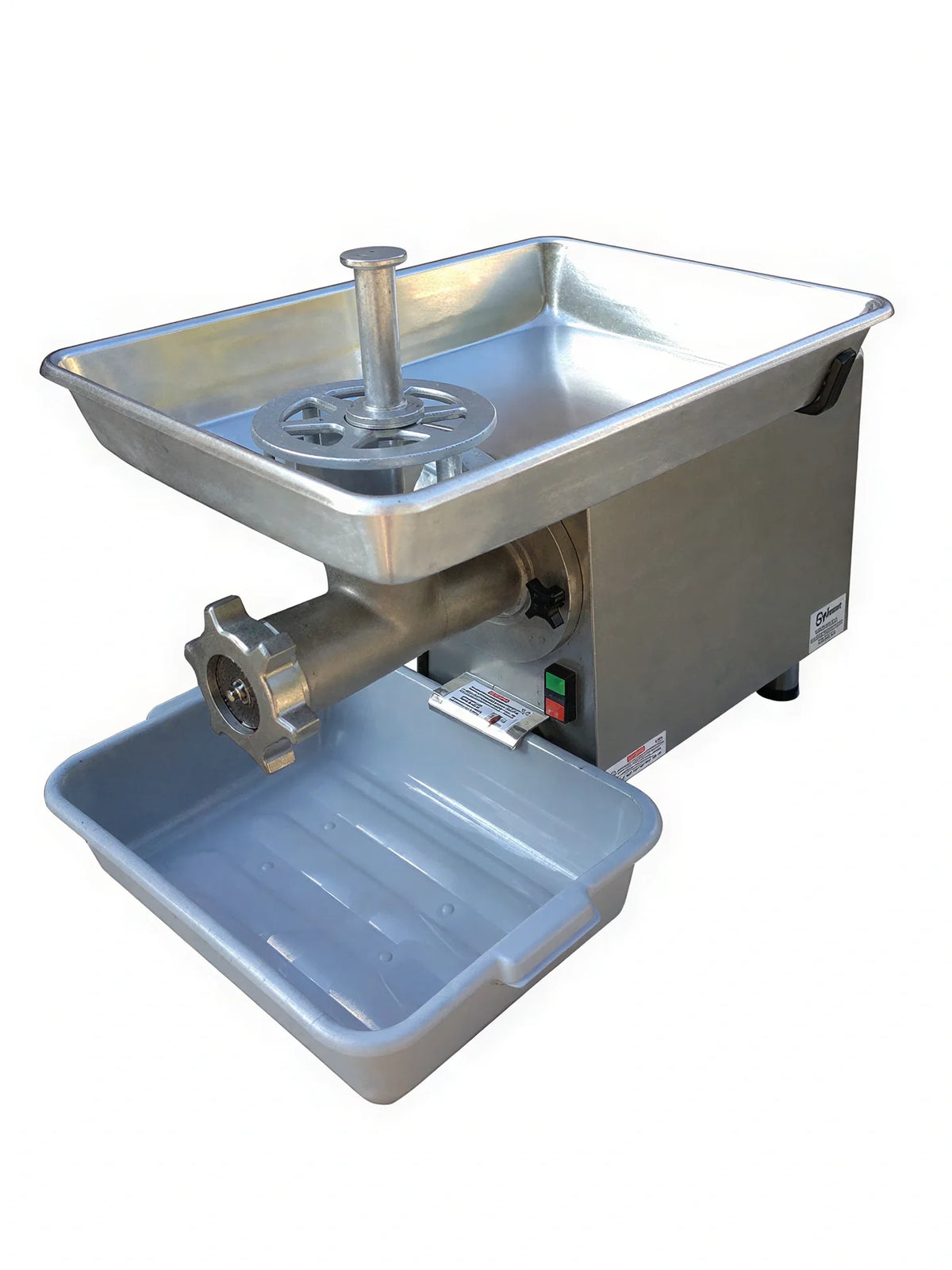 Univex MG22 Bench-Style Gear-Driven Meat Grinder, #22 Hub, 1 HP, Aluminum Pan and Housing