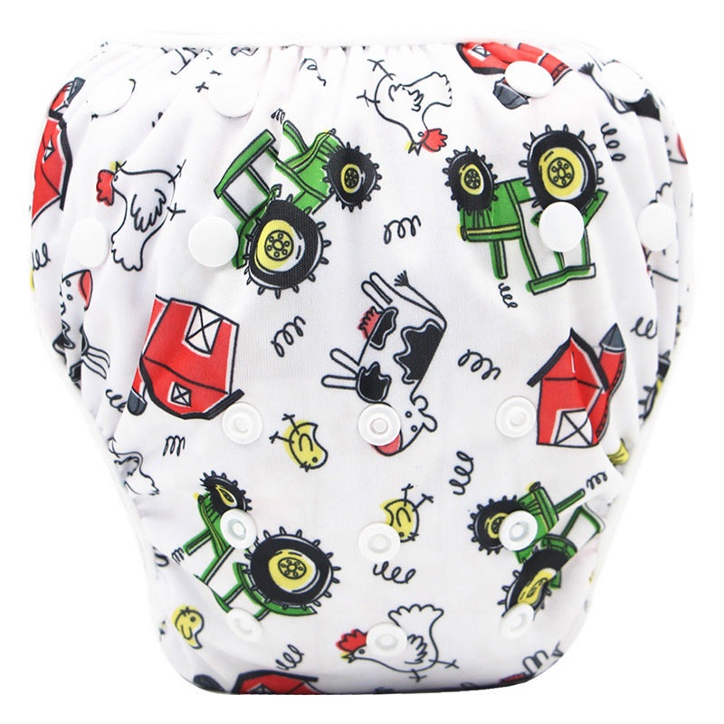 Fashionable Children's Cartoon Swim Trunks