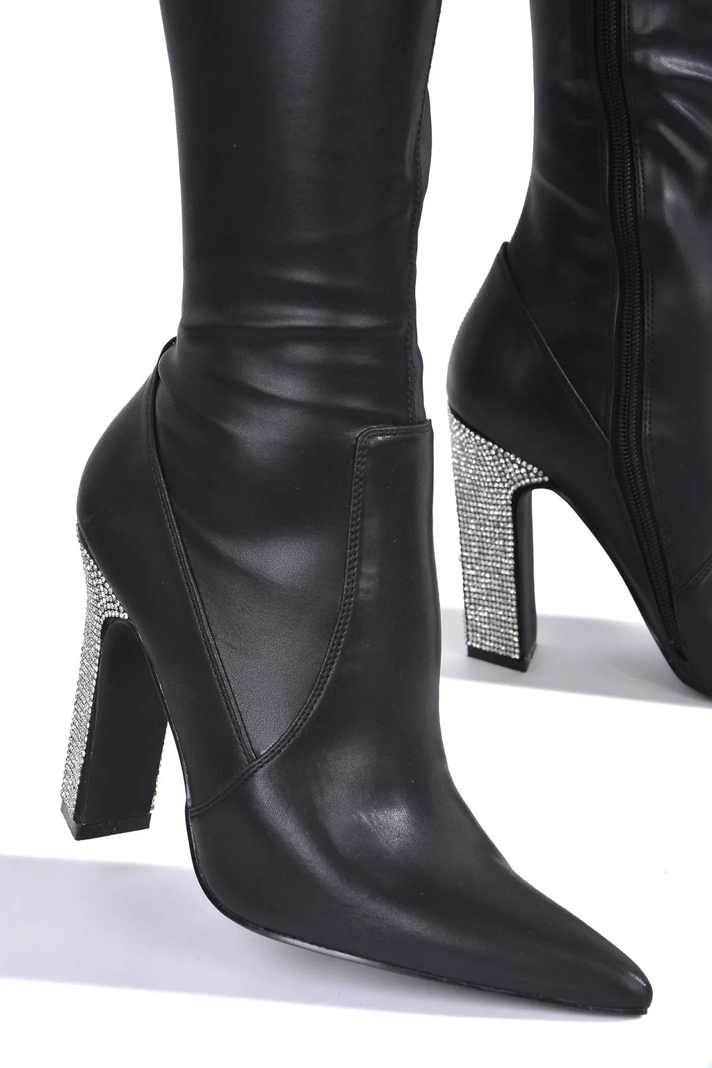 Belina w/ Bling Heels - Black