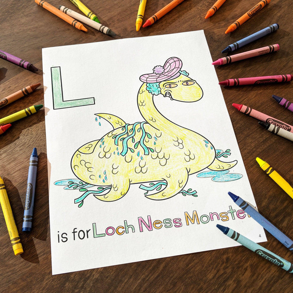 Loch & Sea! Children's Coloring Book