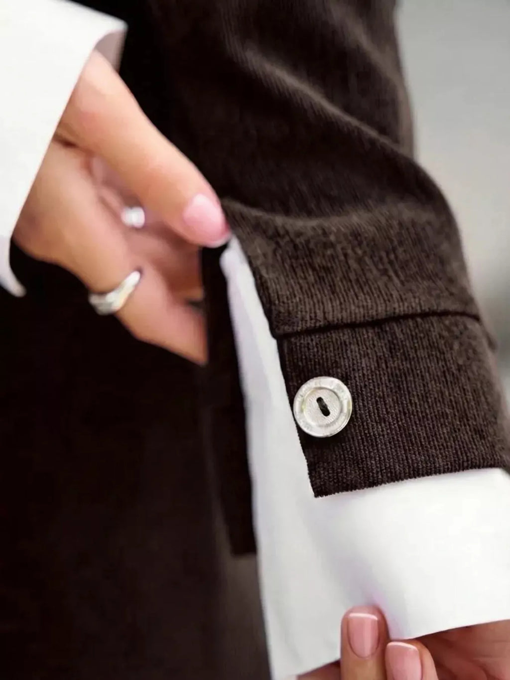 Button Up Cropped Jacket and Mini Skirt Set