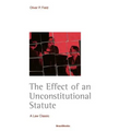 The Effect of an Unconstitutional Statute - Paperback