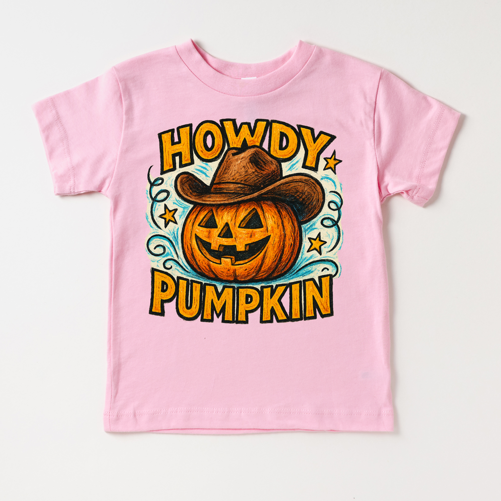 Howdy Pumpkin Western Halloween Shirt - Halloween Tee