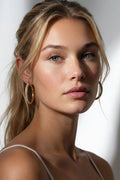 Bianca Waterproof Crystal Hoop Earring