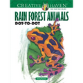 Creative Haven Rain Forest Animals Dot-To-Dot - Paperback