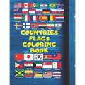 Countries Flags Coloring Book: Atlas Flags - Paperback
