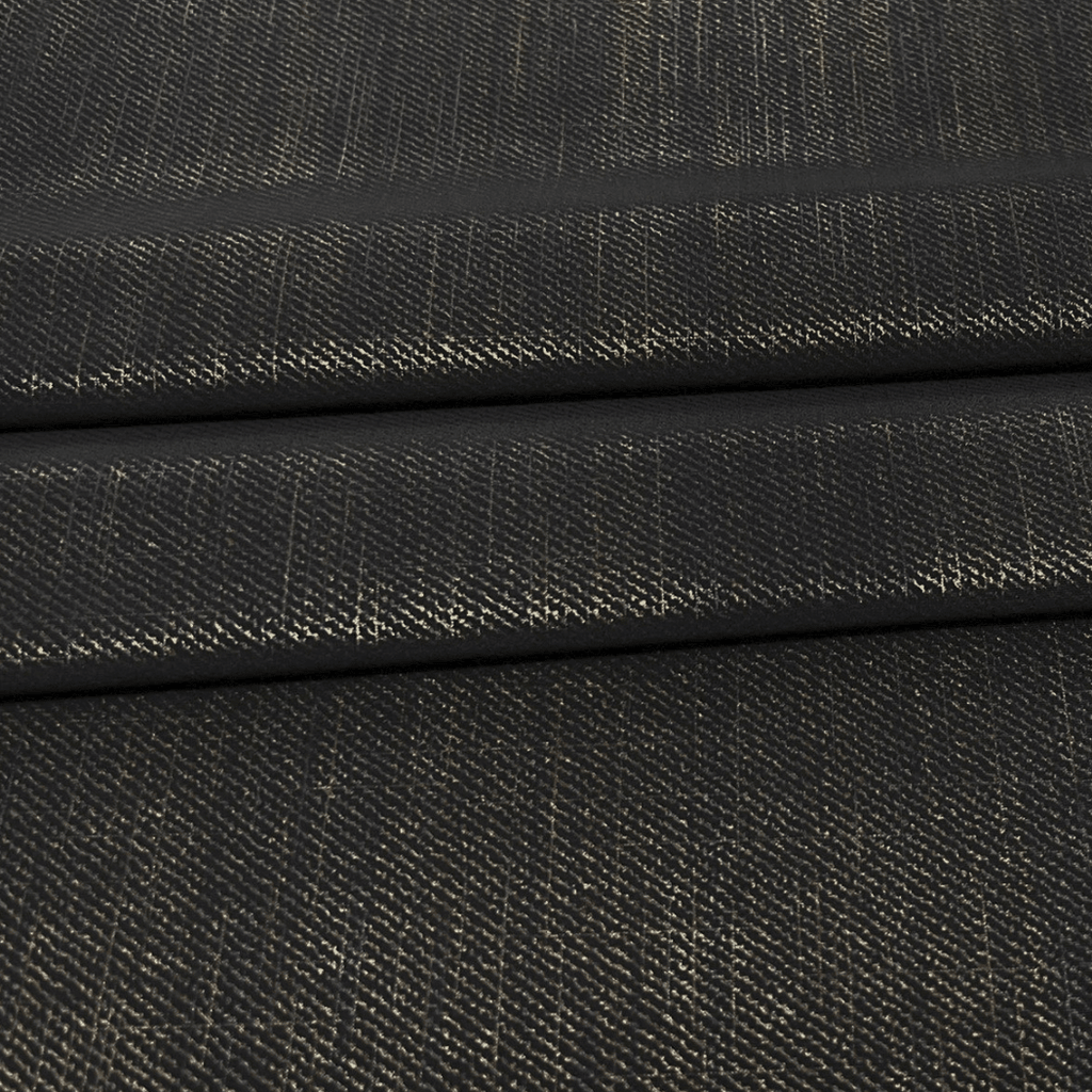 Denim Dream Rainbow Foiled Spandex Fabric | Blue Moon Fabric