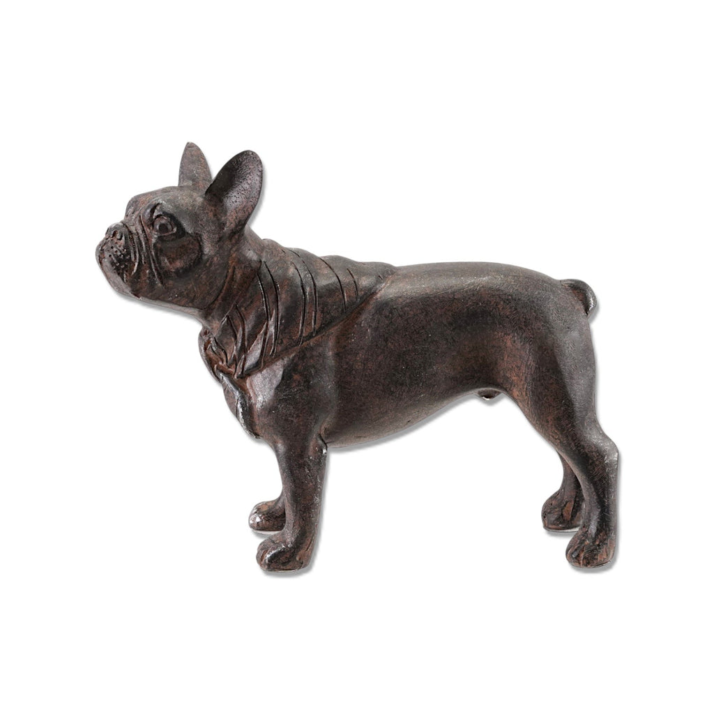 Black French Bulldog Resin Figurine