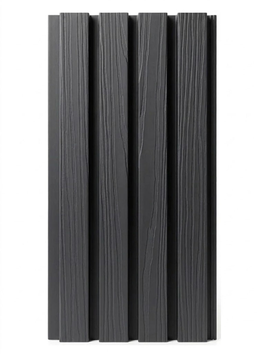 Black Composite Wide Exterior Cladding | 5 PC/Box (32 sq ft)
