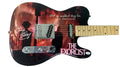 The Exorcist Linda Blair Signed Autographed Custom Photo Guitar ACOA Witness ITP