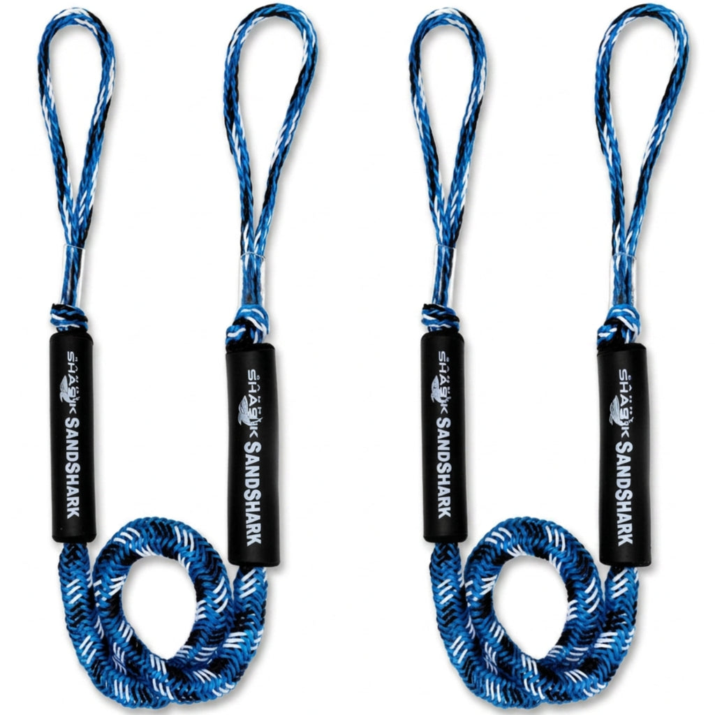 4-5.5 ft Bungee Dock Line. Blue (2PK)