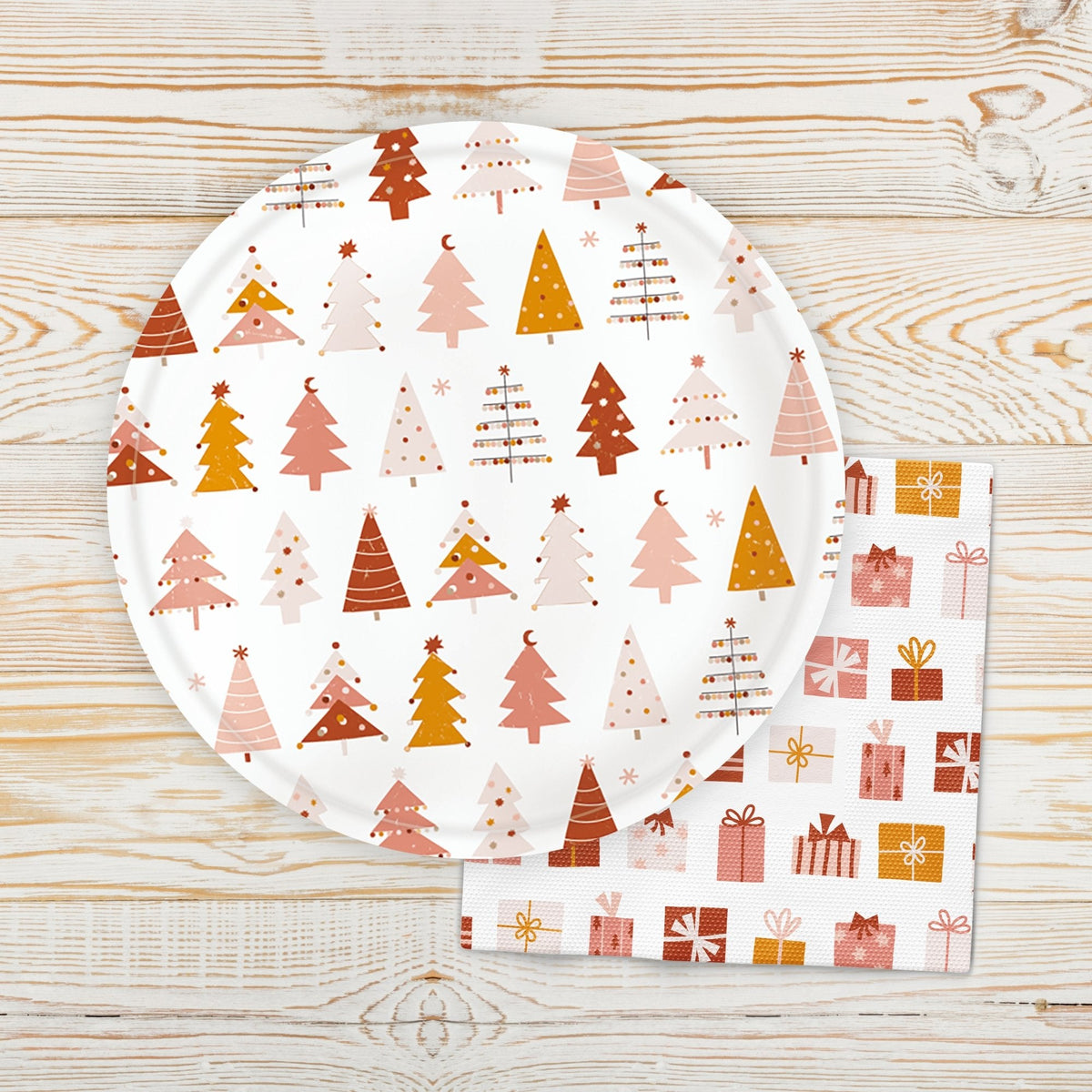 Christmas Tree Icon Plates