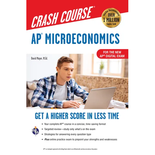 Ap(r) Microeconomics Crash Course, Book + Online: Get a Higher Score in Less Time - Paperback
