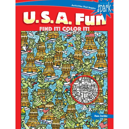Spark U.S.A. Fun Find It! Color It! - Paperback