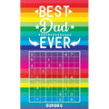 Best Dad Ever - Sudoku: 4 Difficulty Levels: easy - medium - difficult - extreme Father's Day gift idea Pocket sized book Over 150 logic puzzl - Paperback