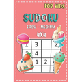 Sudoku For Kids Easy - Medium 4x4: Fun And Challenging Activity Book For Kids Ages 4-8 - Paperback