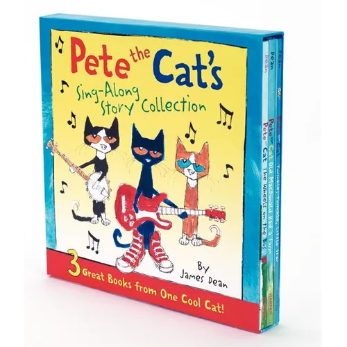 Pete the Cat's Sing-Along Story Collection: A Box of 3 Books - Hardcover