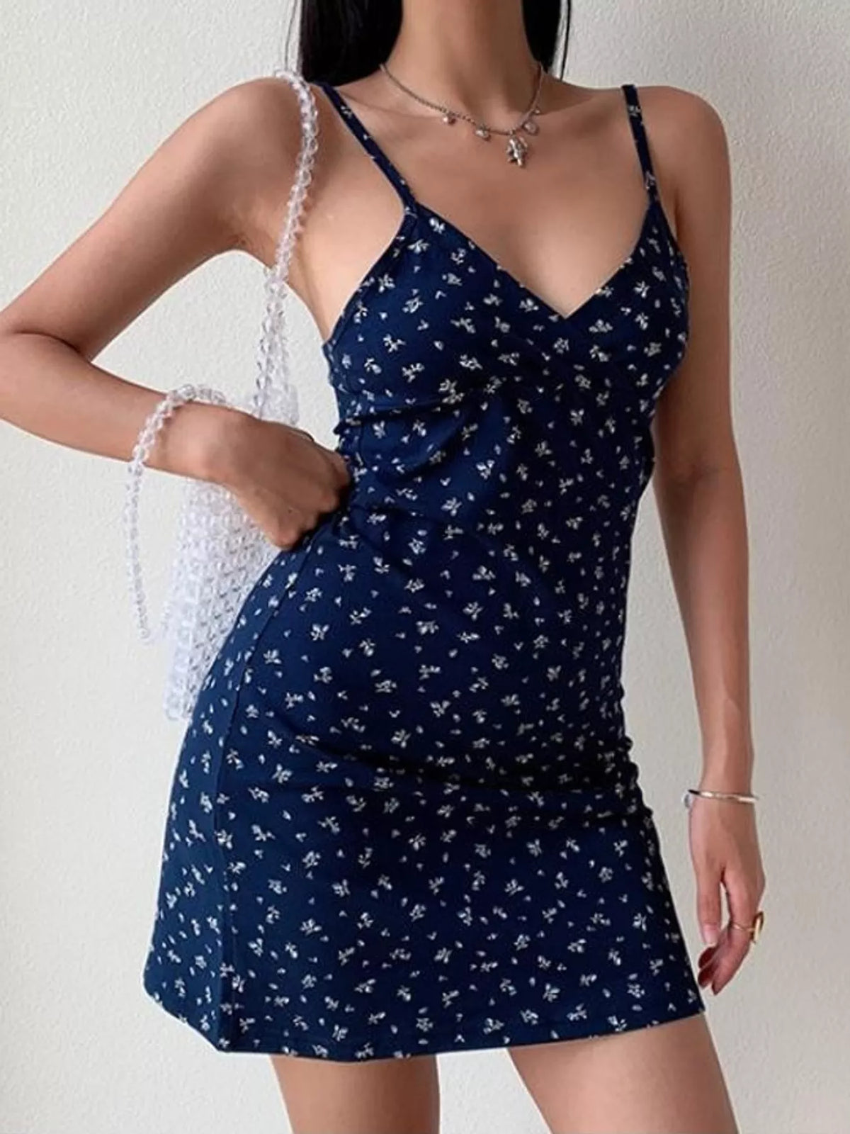 Spaghetti Strap Mini Dress