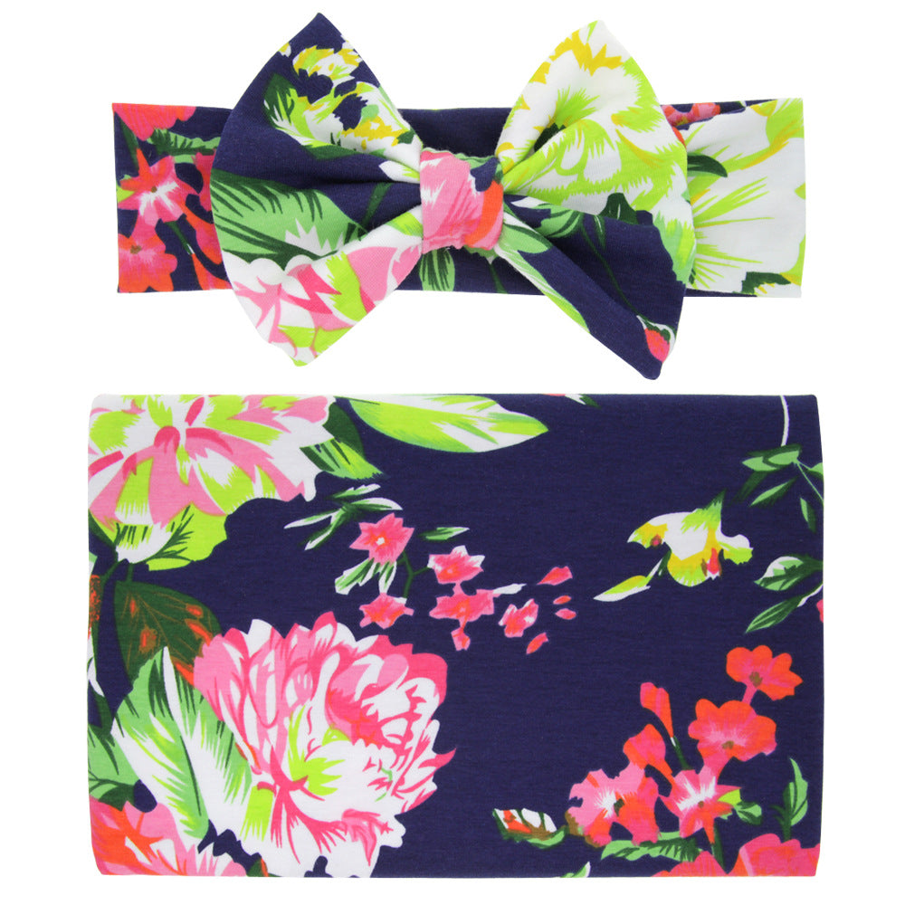 Childrens Rabbit-ear Wrap Cloth Set