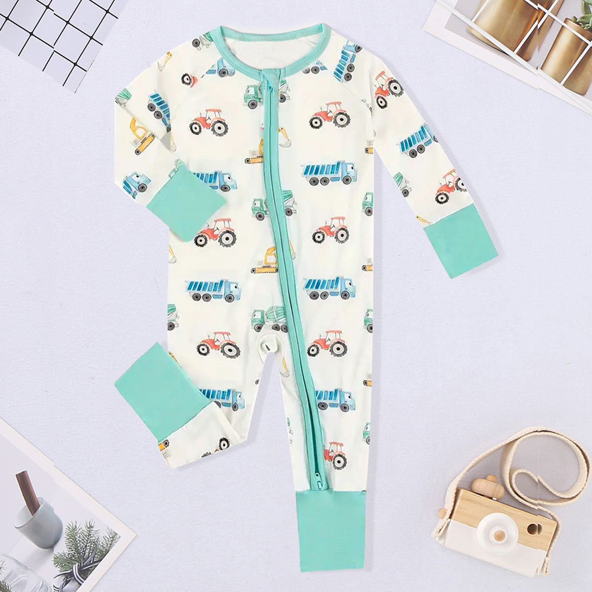 New-style Childrens Romper Boys Hooded Jumpsuit