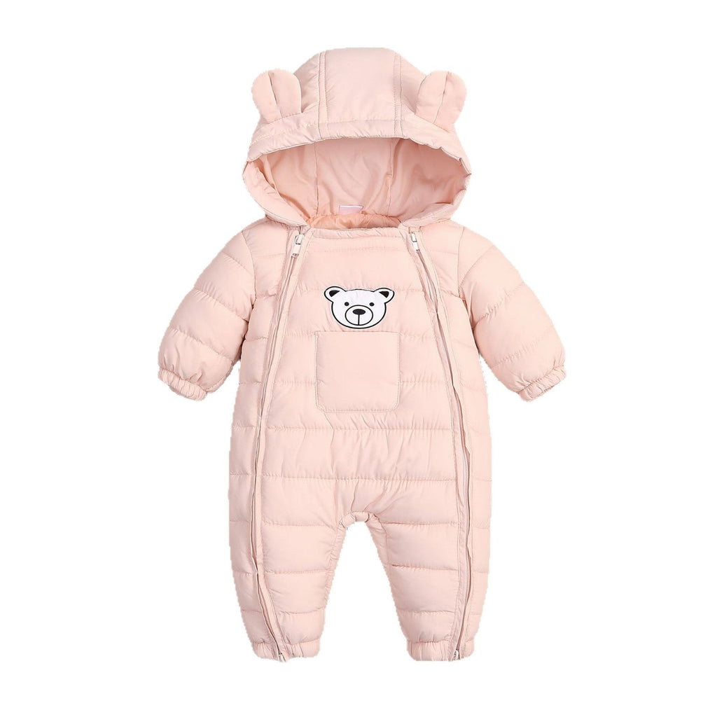 Outdoor One-piece Jumpsuit Set Cotton-padded Jacket