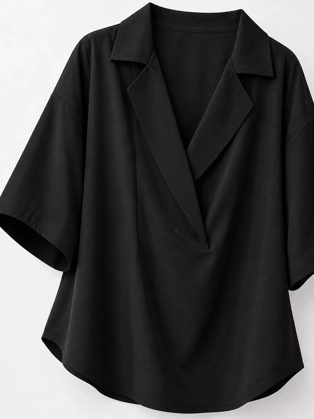 Half Sleeve Oversized Blouse