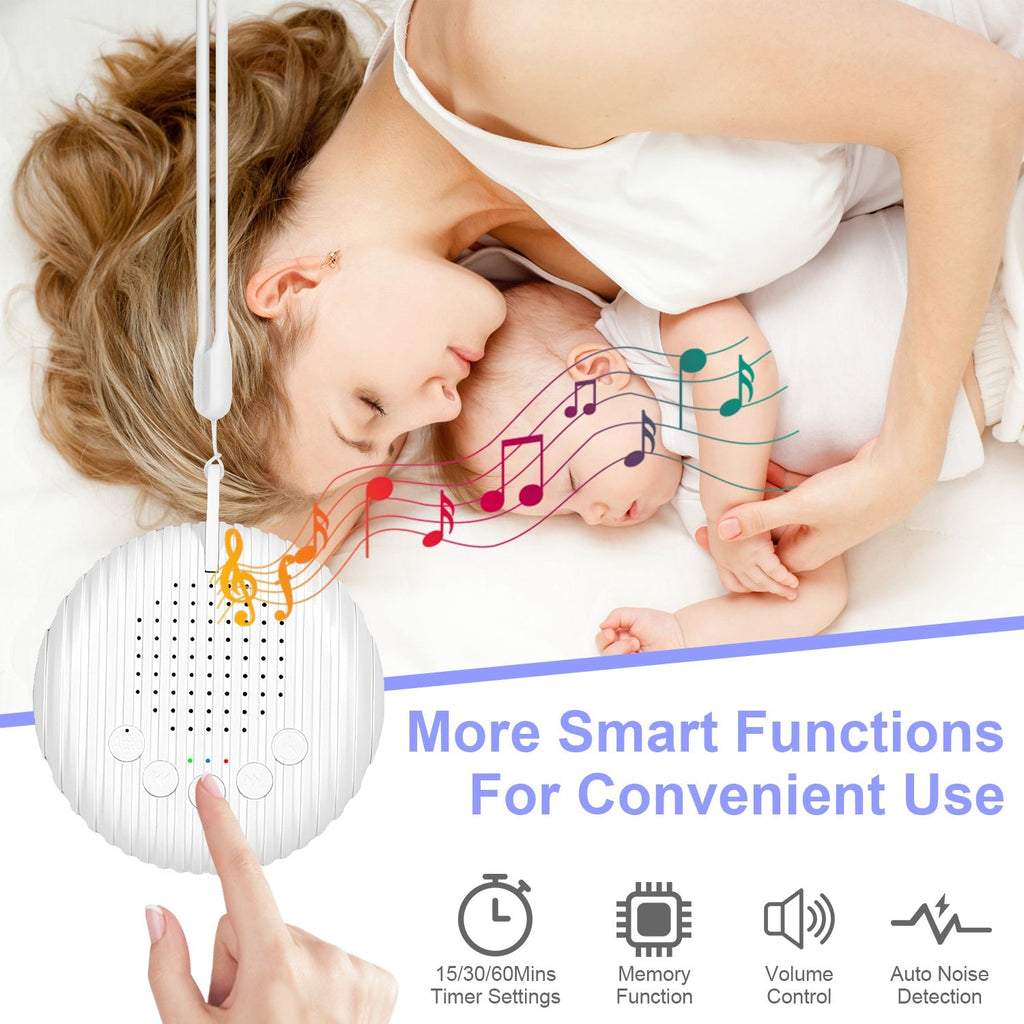 Portable White Noise Sound Machine for Sleep and Focus