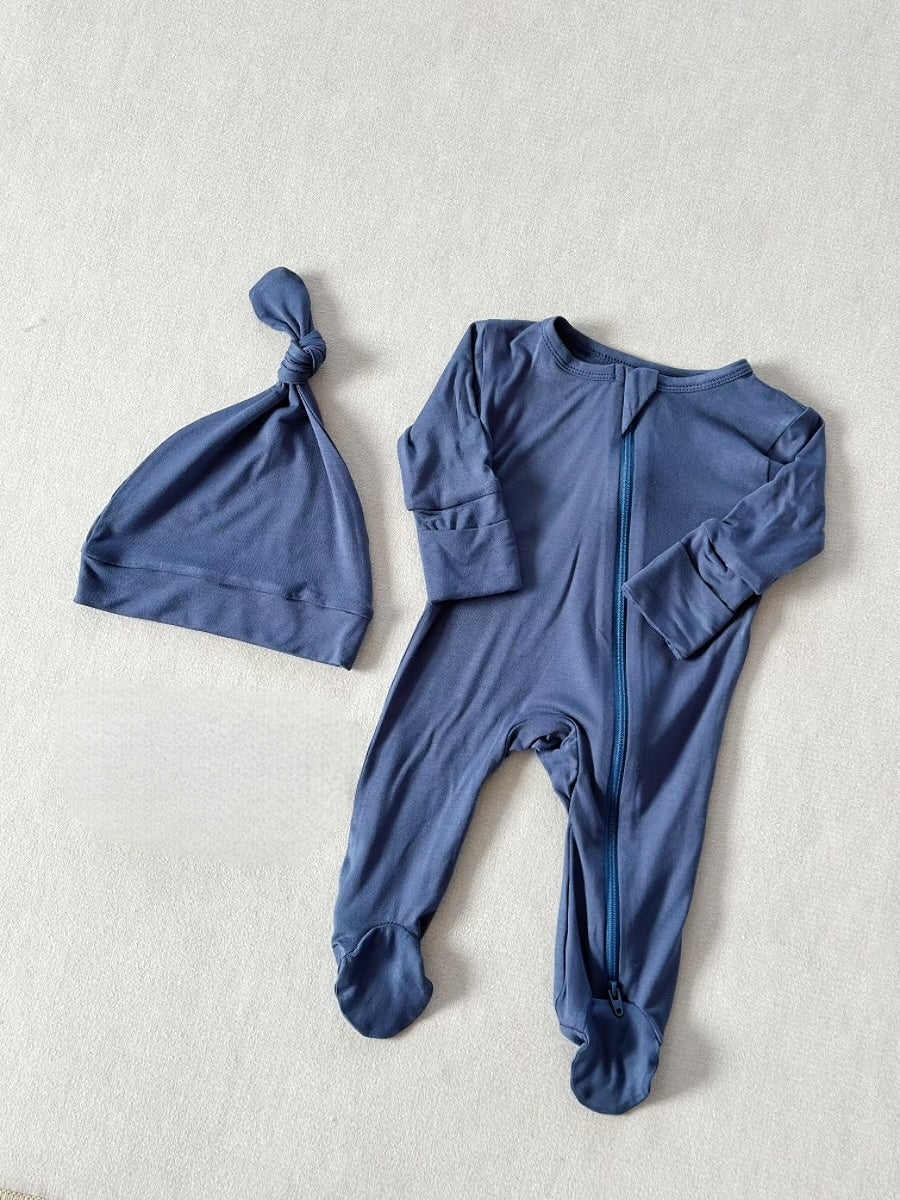 Baby Footed Zip-up Romper Onesie