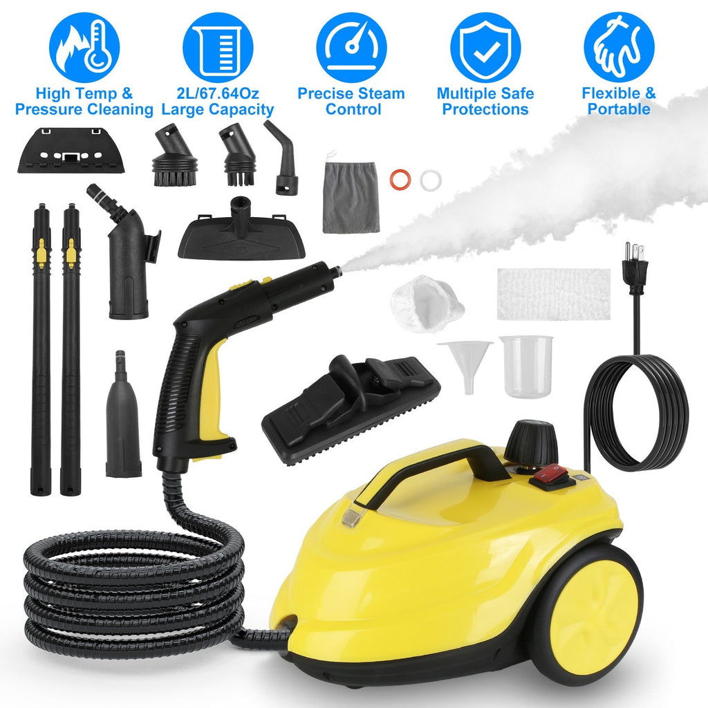 Steam Cleaning Machine with Wheels – All-Surface Deep Clean